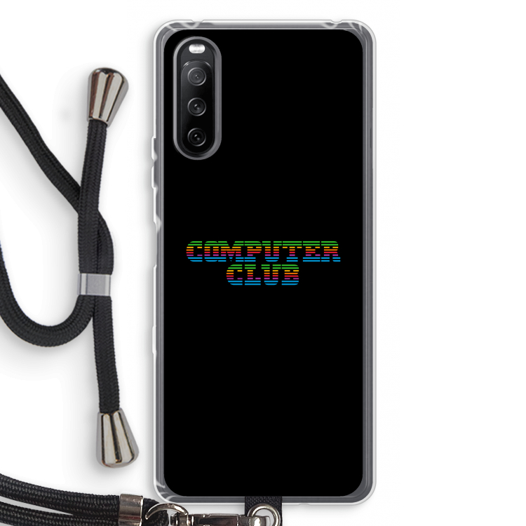 Retro: Sony Sony Xperia 10 III Transparant Hoesje met koord