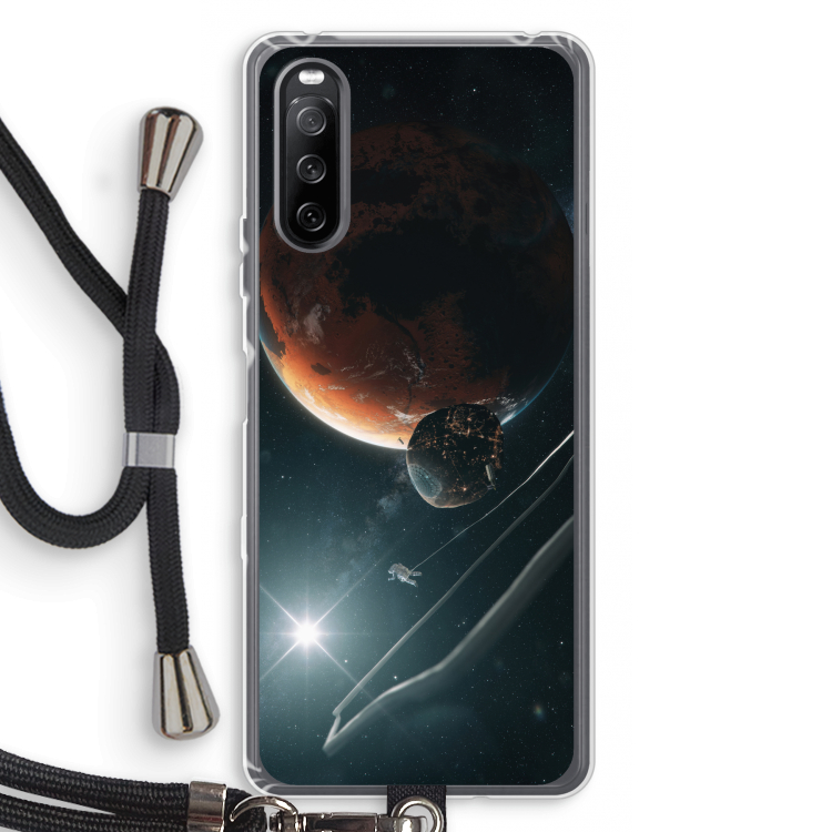 Mars Renaissance: Sony Sony Xperia 10 III Transparant Hoesje met koord