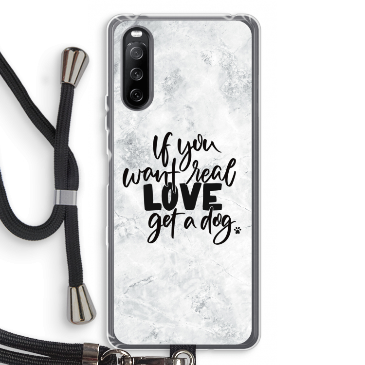 Partner in crime: Sony Sony Xperia 10 III Transparant Hoesje met koord
