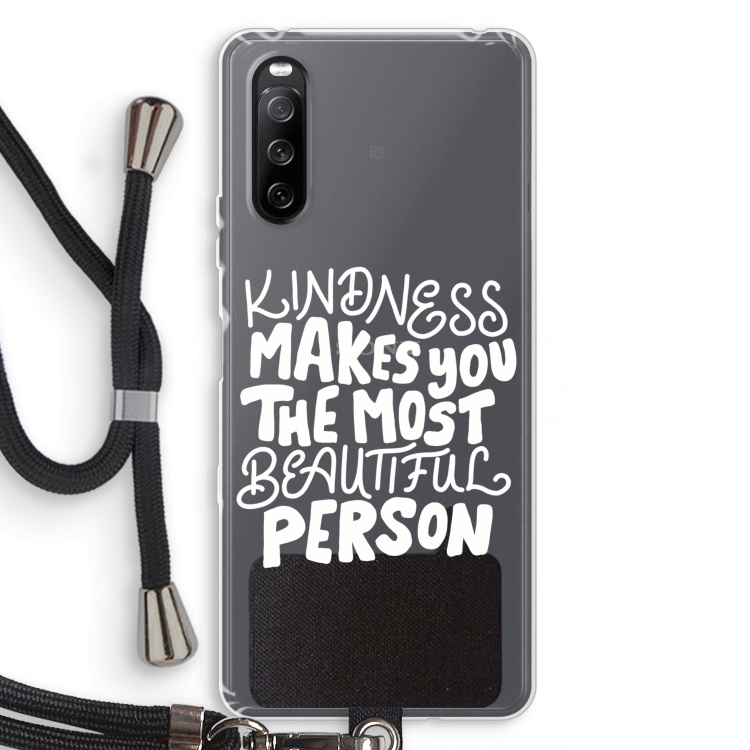 The prettiest: Sony Sony Xperia 10 III Transparant Hoesje met koord