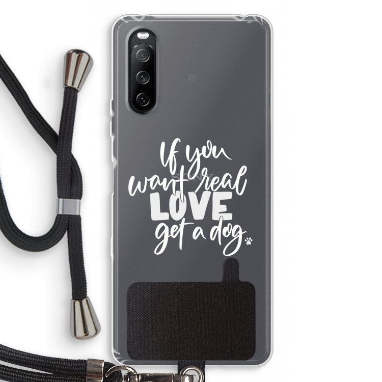 Partner in crime: Sony Sony Xperia 10 III Transparant Hoesje met koord