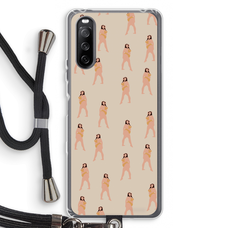 You're so golden: Sony Sony Xperia 10 III Transparant Hoesje met koord