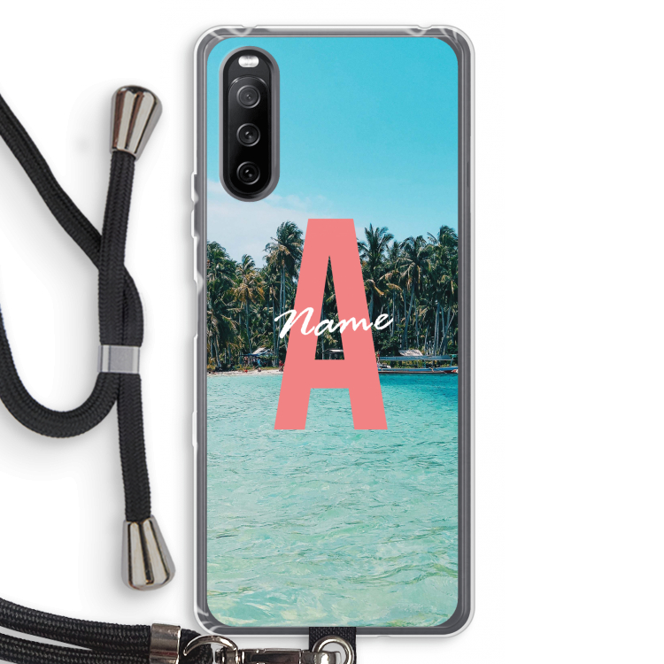 Pacific Dream: Sony Sony Xperia 10 III Transparant Hoesje met koord