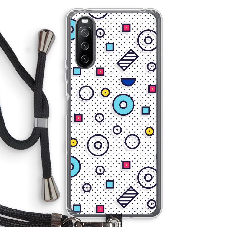 8-bit N°9: Sony Sony Xperia 10 III Transparant Hoesje met koord