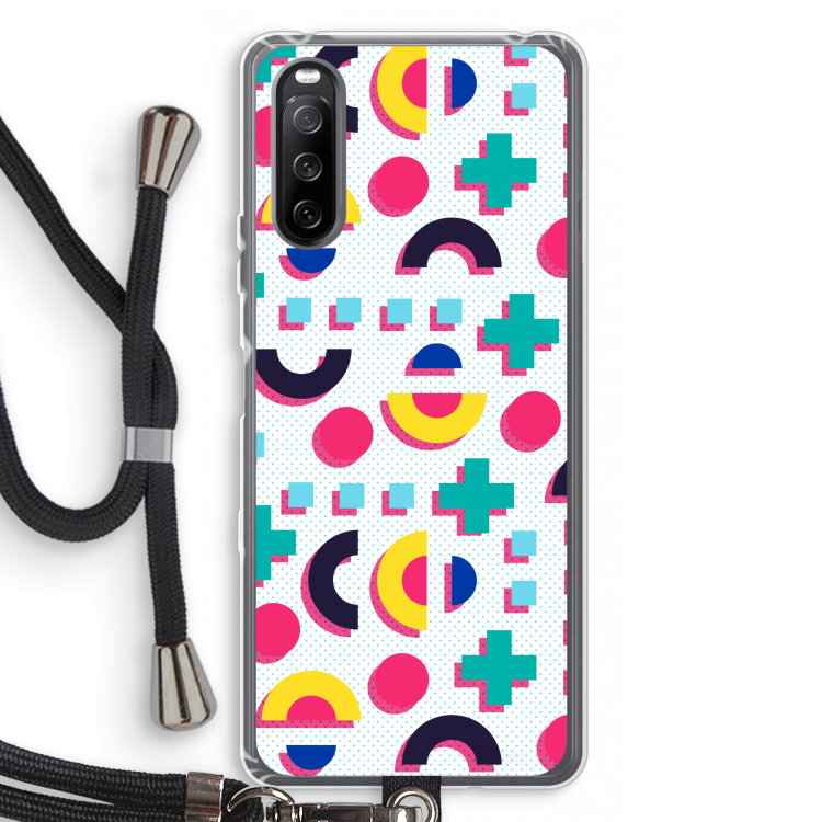 8-bit N°2: Sony Sony Xperia 10 III Transparant Hoesje met koord