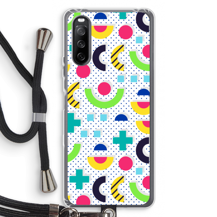 8-bit N°1: Sony Sony Xperia 10 III Transparant Hoesje met koord