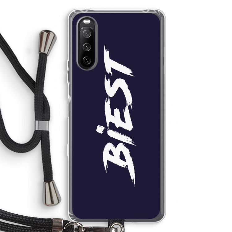 Biest: Sony Sony Xperia 10 III Transparant Hoesje met koord