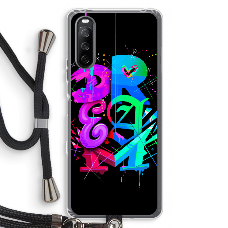 Dream: Sony Sony Xperia 10 III Transparant Hoesje met koord
