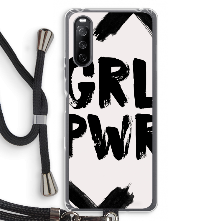 Girl Power #2: Sony Sony Xperia 10 III Transparant Hoesje met koord
