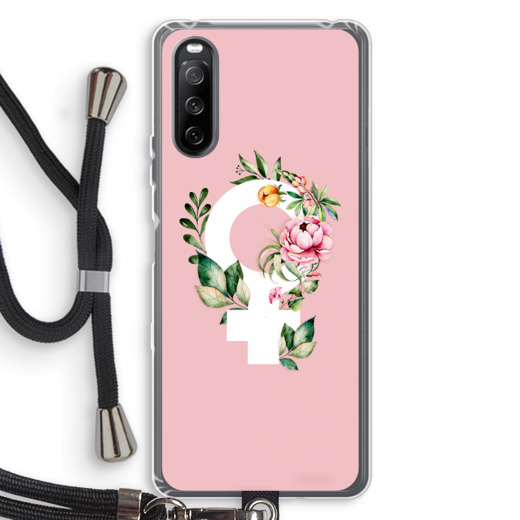 Venus: Sony Sony Xperia 10 III Transparant Hoesje met koord