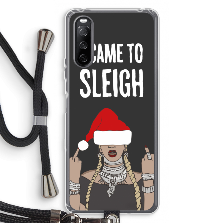 Came To Sleigh: Sony Sony Xperia 10 III Transparant Hoesje met koord