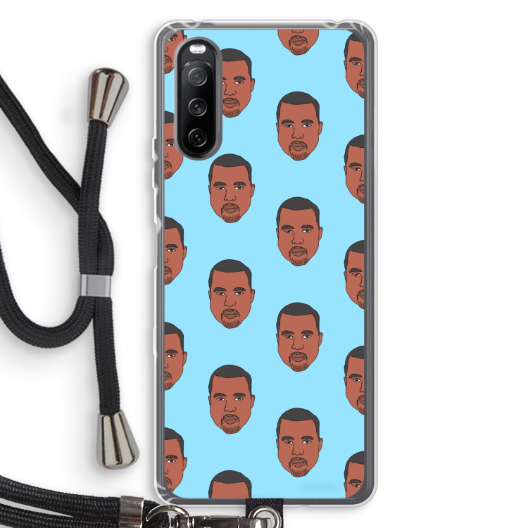 Kanye Call Me?: Sony Sony Xperia 10 III Transparant Hoesje met koord