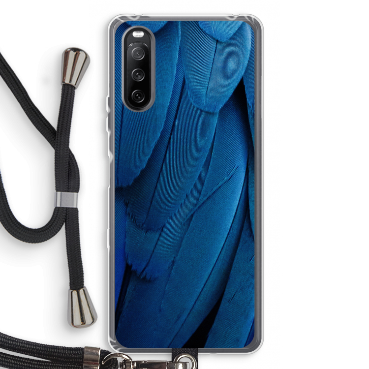 Pauw: Sony Sony Xperia 10 III Transparant Hoesje met koord