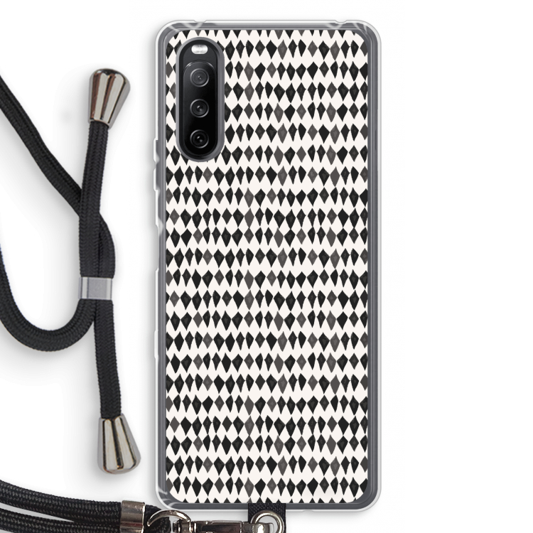 Crazy shapes: Sony Sony Xperia 10 III Transparant Hoesje met koord