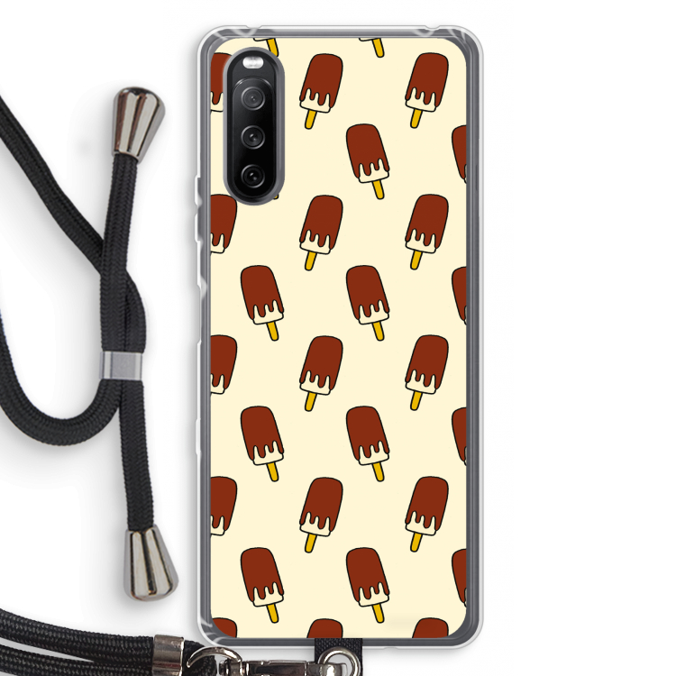 Yummy: Sony Sony Xperia 10 III Transparant Hoesje met koord