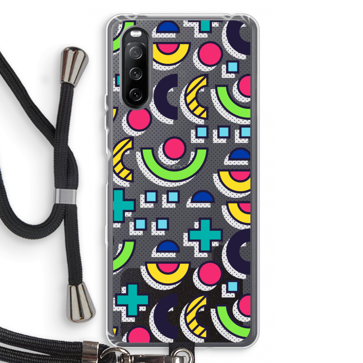 8-bit N°6: Sony Sony Xperia 10 III Transparant Hoesje met koord