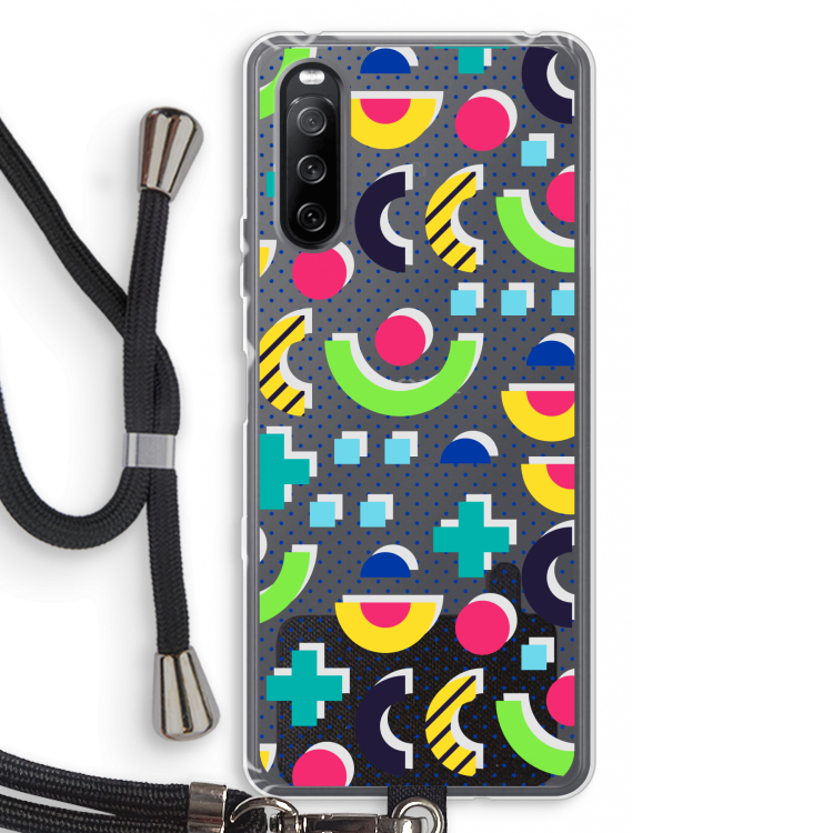 8-bit N°1: Sony Sony Xperia 10 III Transparant Hoesje met koord