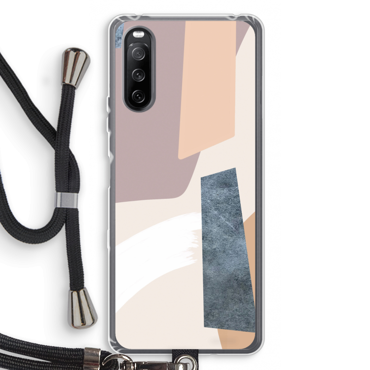 Luca: Sony Sony Xperia 10 III Transparant Hoesje met koord