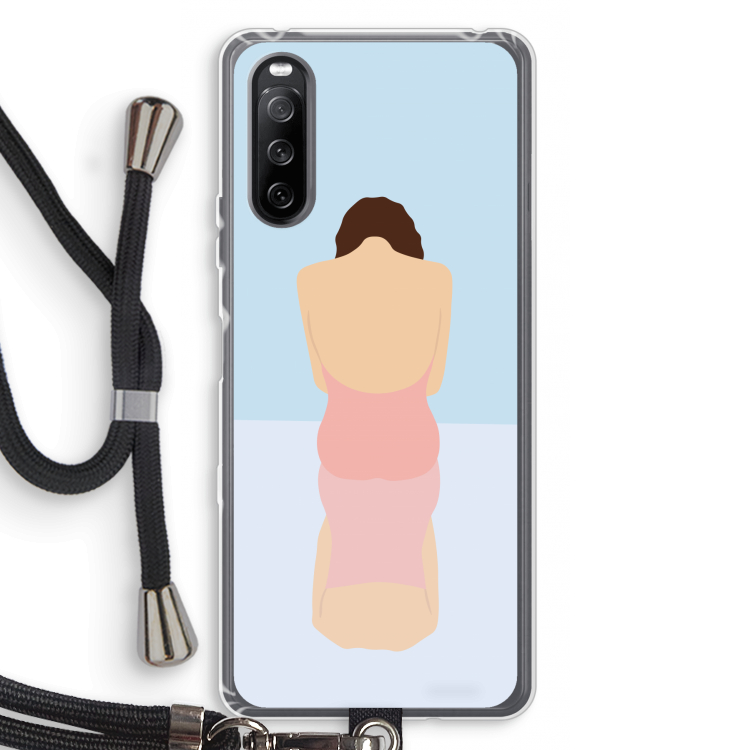 Mirror: Sony Sony Xperia 10 III Transparant Hoesje met koord