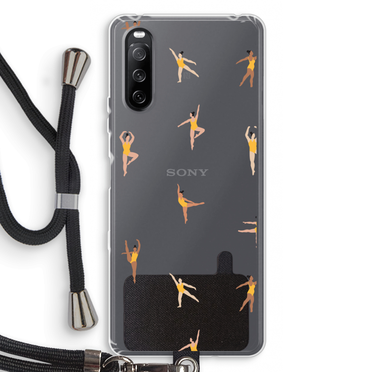 Dans #2: Sony Sony Xperia 10 III Transparant Hoesje met koord