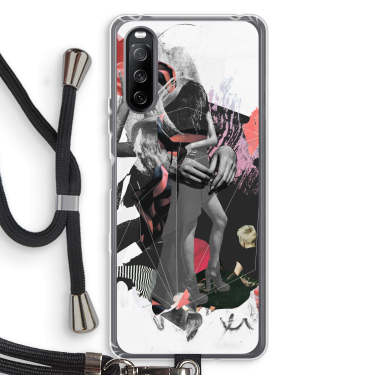 Dissimulation du réel: Sony Sony Xperia 10 III Transparant Hoesje met koord