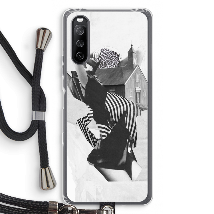 House: Sony Sony Xperia 10 III Transparant Hoesje met koord