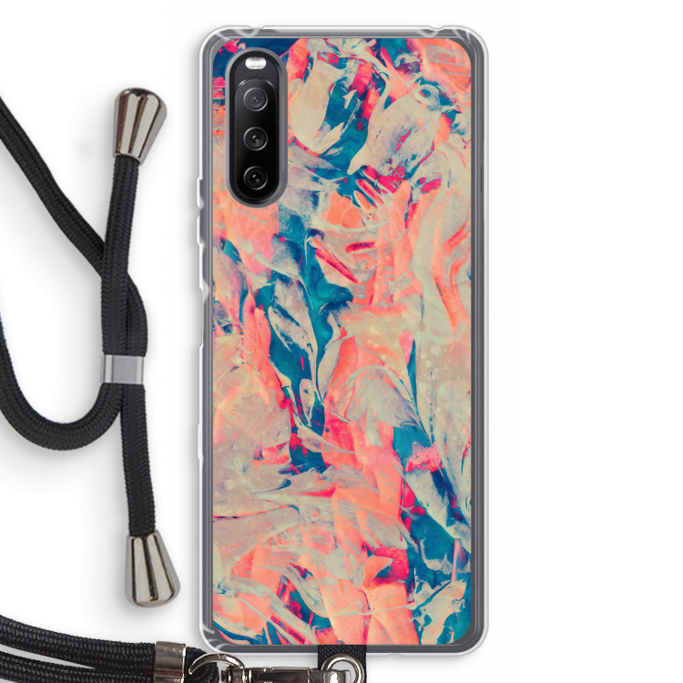 Alone: Sony Sony Xperia 10 III Transparant Hoesje met koord