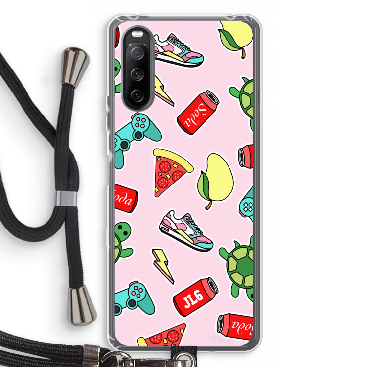 Things Jamie Loves: Sony Sony Xperia 10 III Transparant Hoesje met koord