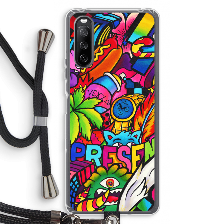 Represent: Sony Sony Xperia 10 III Transparant Hoesje met koord