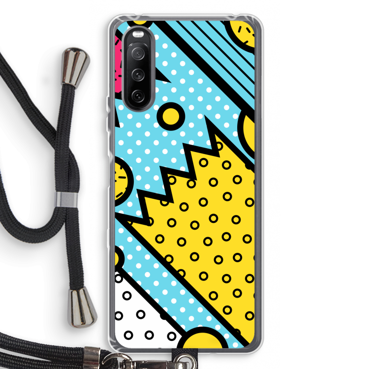 Pop Art #1: Sony Sony Xperia 10 III Transparant Hoesje met koord