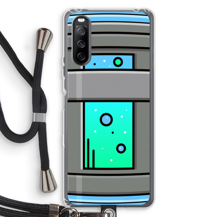 Chug Bottle: Sony Sony Xperia 10 III Transparant Hoesje met koord