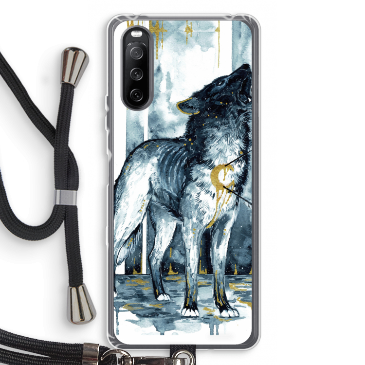 Bleeding Soul: Sony Sony Xperia 10 III Transparant Hoesje met koord