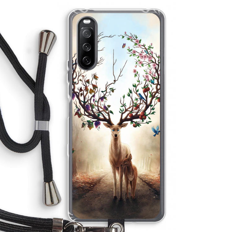Seasons Change: Sony Sony Xperia 10 III Transparant Hoesje met koord