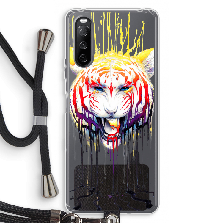 Fading: Sony Sony Xperia 10 III Transparant Hoesje met koord