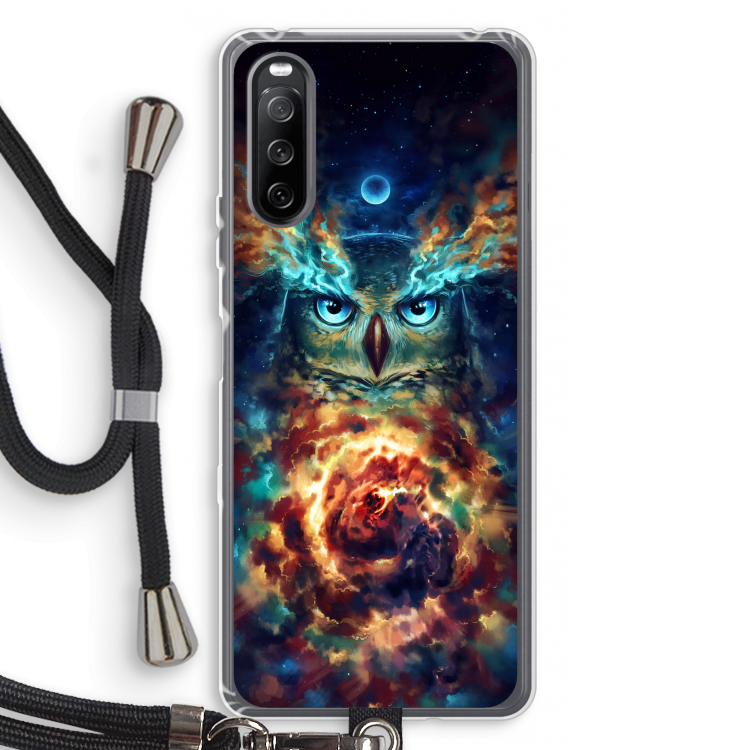 Aurowla: Sony Sony Xperia 10 III Transparant Hoesje met koord
