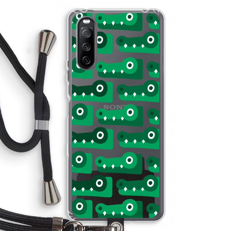 Crocs: Sony Sony Xperia 10 III Transparant Hoesje met koord