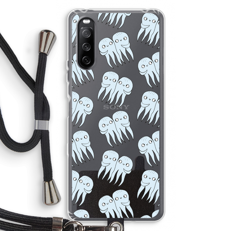 Octopussen: Sony Sony Xperia 10 III Transparant Hoesje met koord