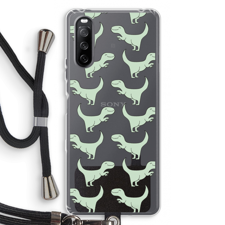 Dinos: Sony Sony Xperia 10 III Transparant Hoesje met koord