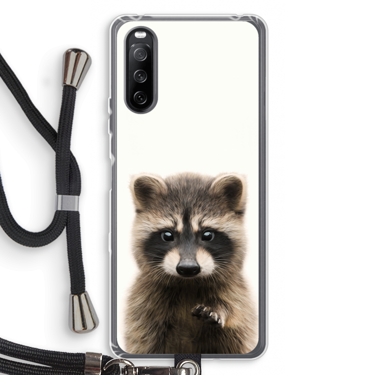 Rocco: Sony Sony Xperia 10 III Transparant Hoesje met koord
