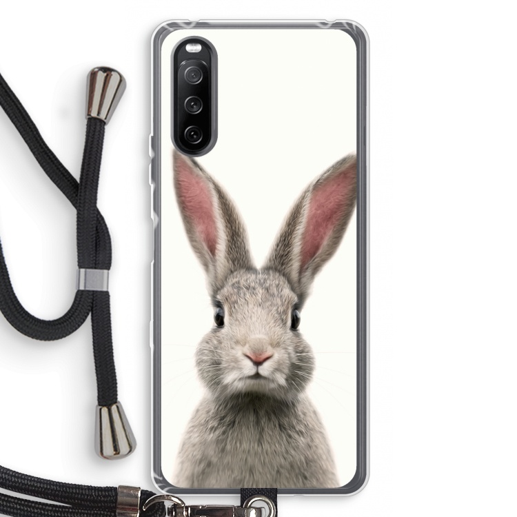 Daisy: Sony Sony Xperia 10 III Transparant Hoesje met koord