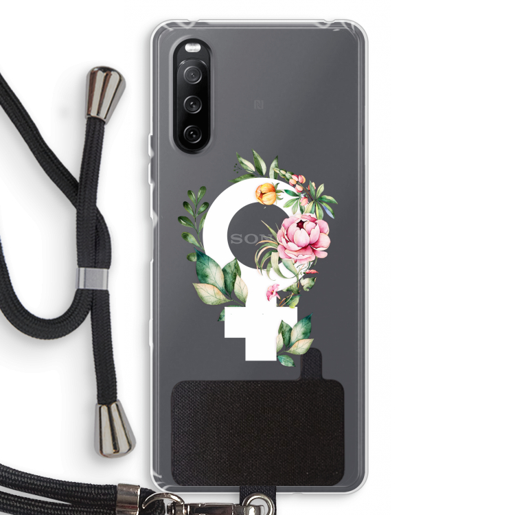 Venus: Sony Sony Xperia 10 III Transparant Hoesje met koord