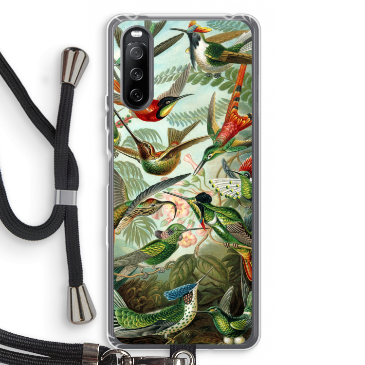 Haeckel Trochilidae: Sony Sony Xperia 10 III Transparant Hoesje met koord