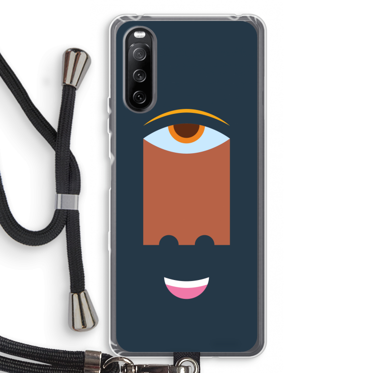 Mono M: Sony Sony Xperia 10 III Transparant Hoesje met koord