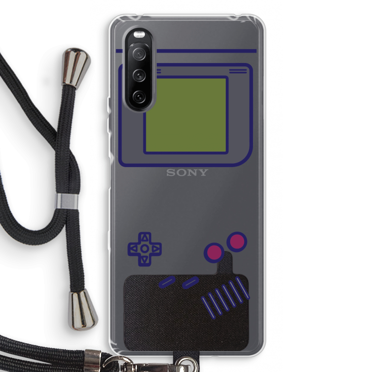 Game On: Sony Sony Xperia 10 III Transparant Hoesje met koord