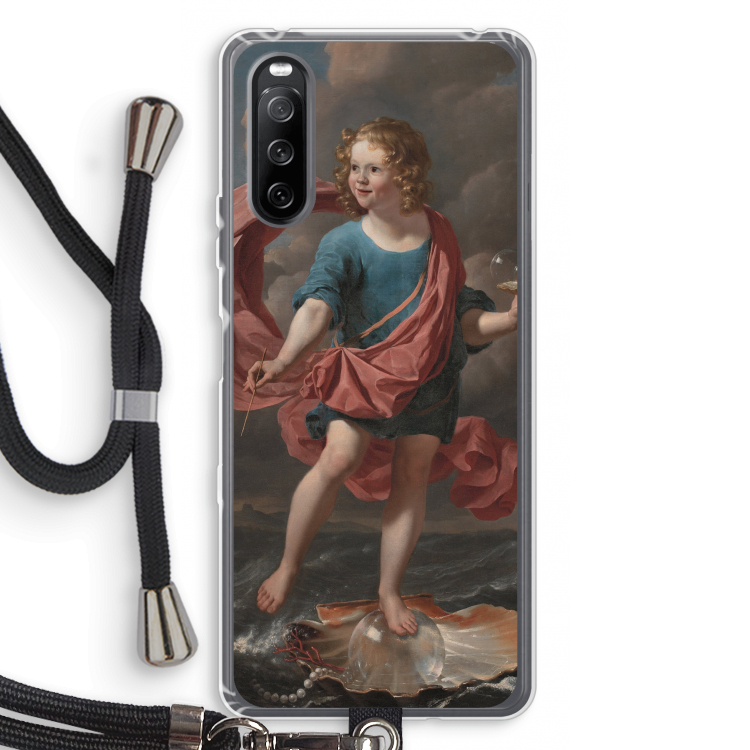 Soap Bubbles: Sony Sony Xperia 10 III Transparant Hoesje met koord