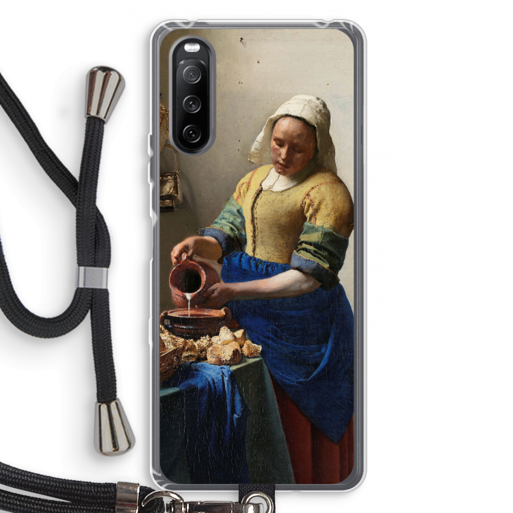 The Milkmaid: Sony Sony Xperia 10 III Transparant Hoesje met koord