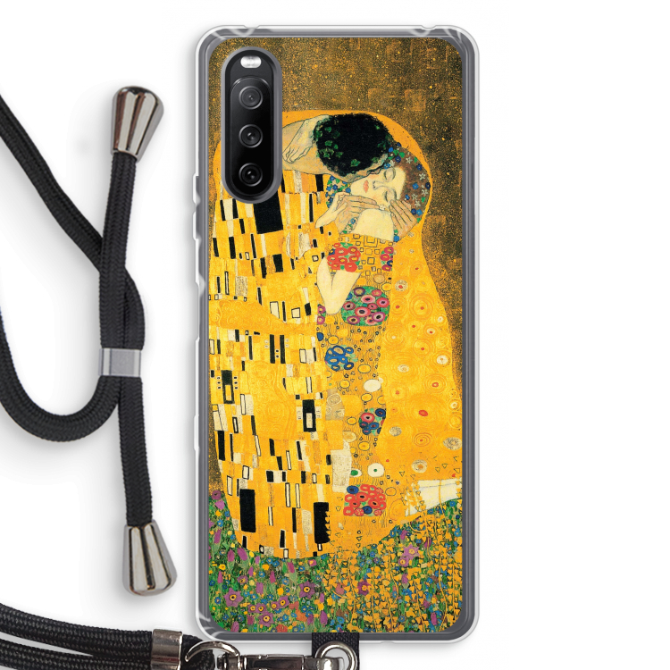 Der Kuss: Sony Sony Xperia 10 III Transparant Hoesje met koord