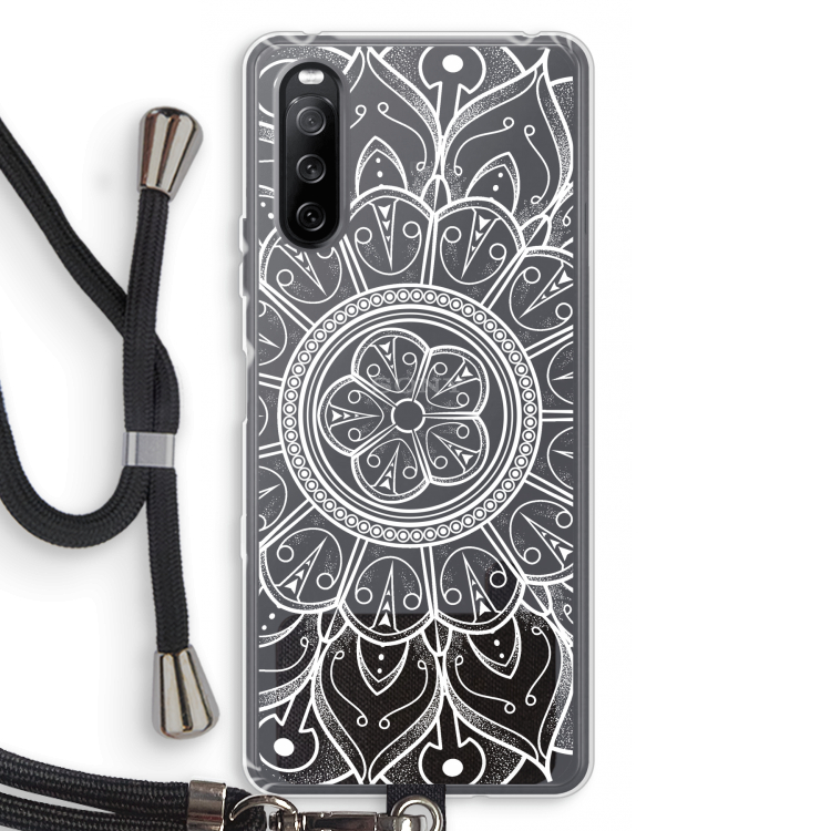 Roses Are Red: Sony Sony Xperia 10 III Transparant Hoesje met koord