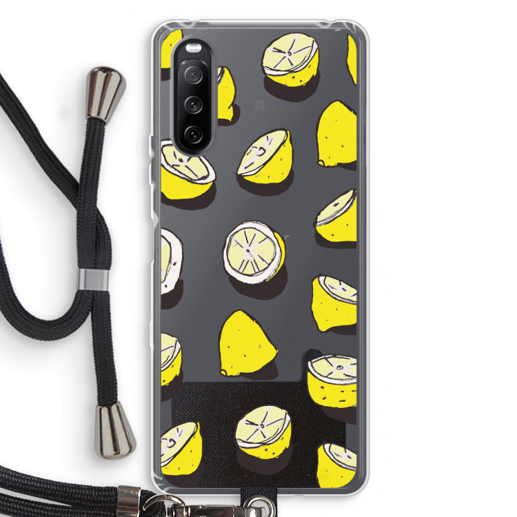 When Life Gives You Lemons...: Sony Sony Xperia 10 III Transparant Hoesje met koord