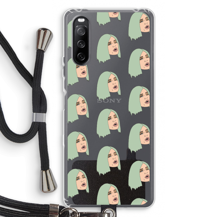 King Kylie: Sony Sony Xperia 10 III Transparant Hoesje met koord